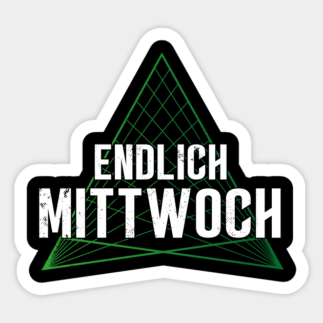 Endlich Mittwoch - Jugendwort des Jahres 2020 Sticker by sweetczak